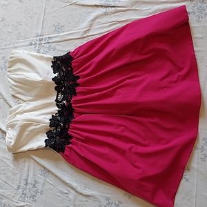 Dina Be, medium, pink and white